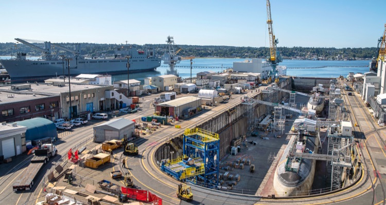 another view of a dry dock